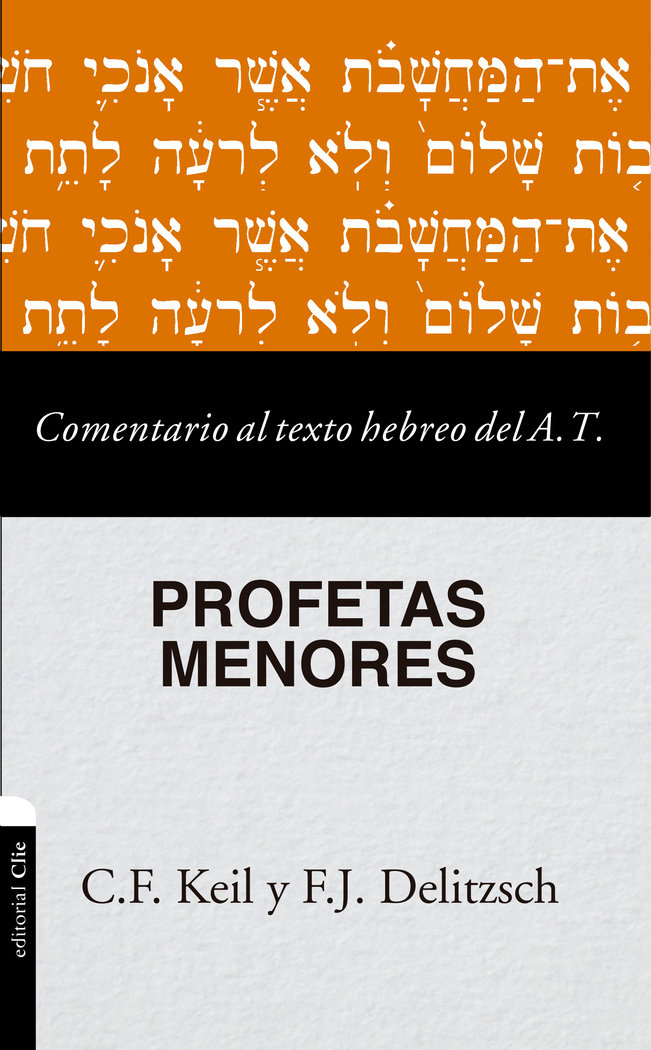 Comentario Al Texto Hebreo Del At Profetas Menores-Delitzsch Franz Julius