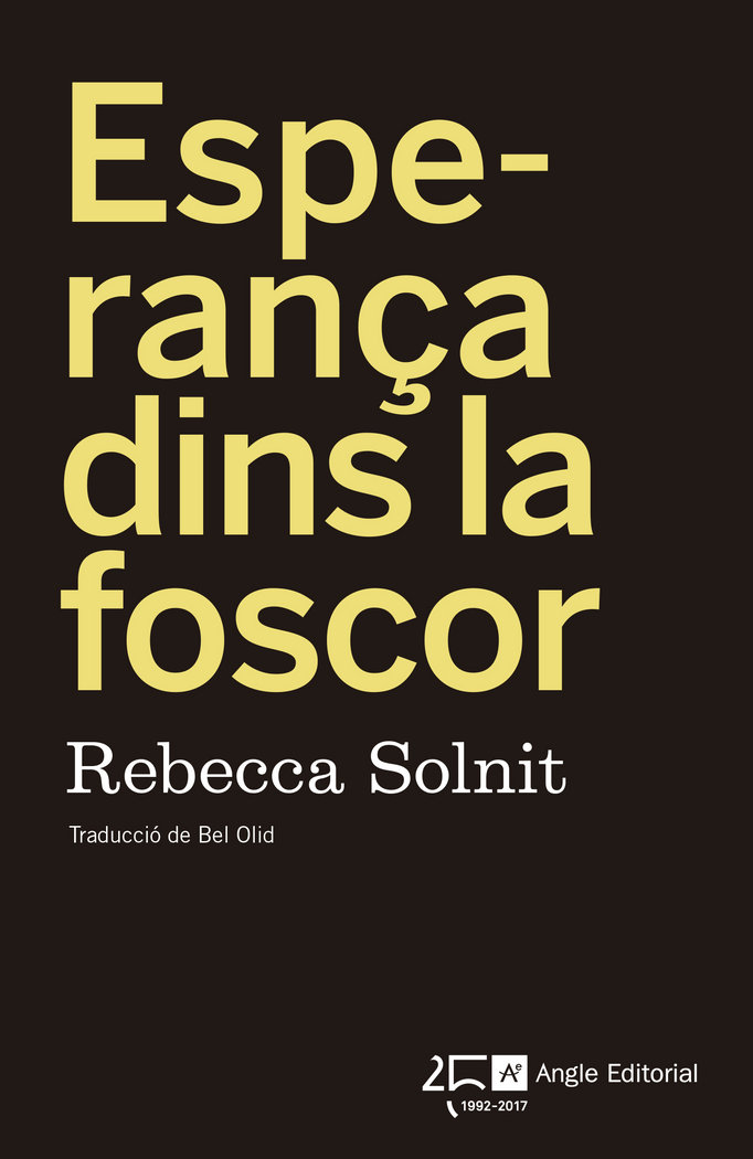 Esperança Dins la Foscor-Solnit Rebecca