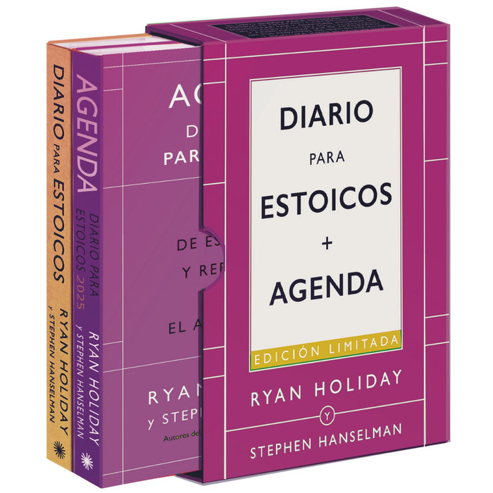 Estuche Diario para Estoicos y Agenda Ed Limitada 2025-Holiday Ryan