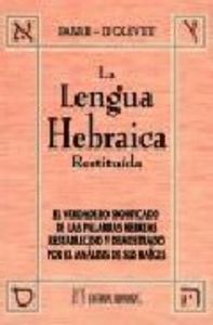 Lengua Hebraica Restituida T.i-Fabre-d´olivet
