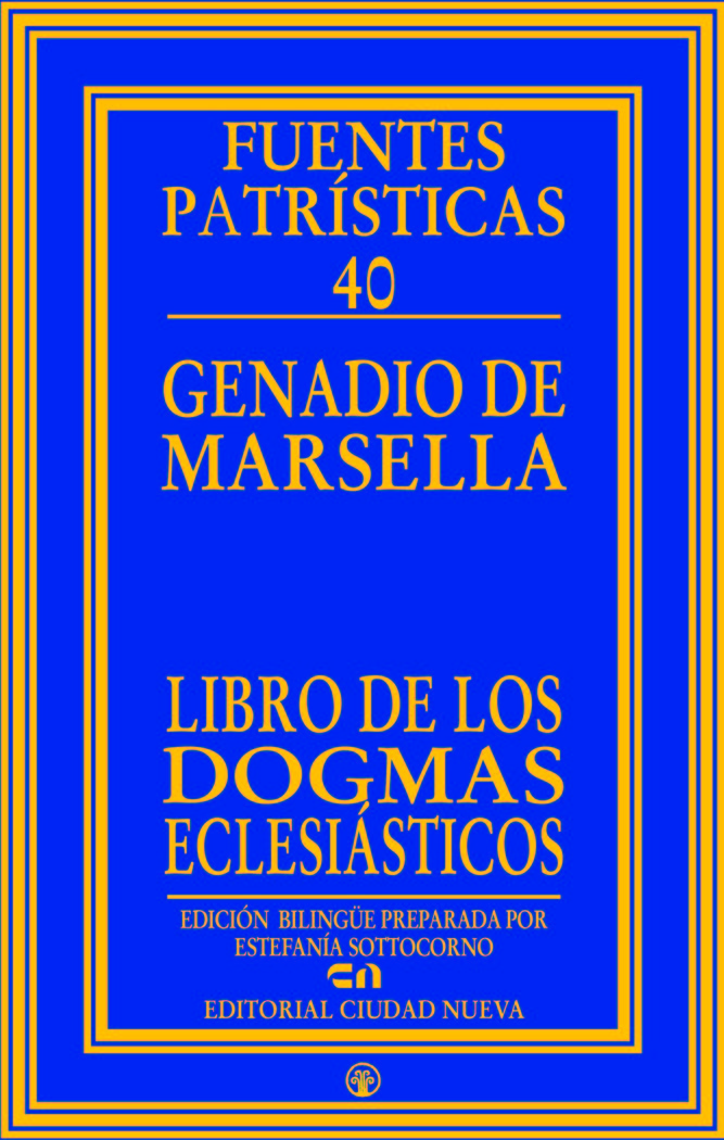Libro de los Dogmas Eclesiasticos-Genadio de Marsella