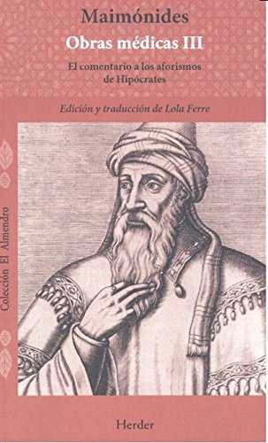 Maimonides Obras Medicas Vol Iii-Maimónides