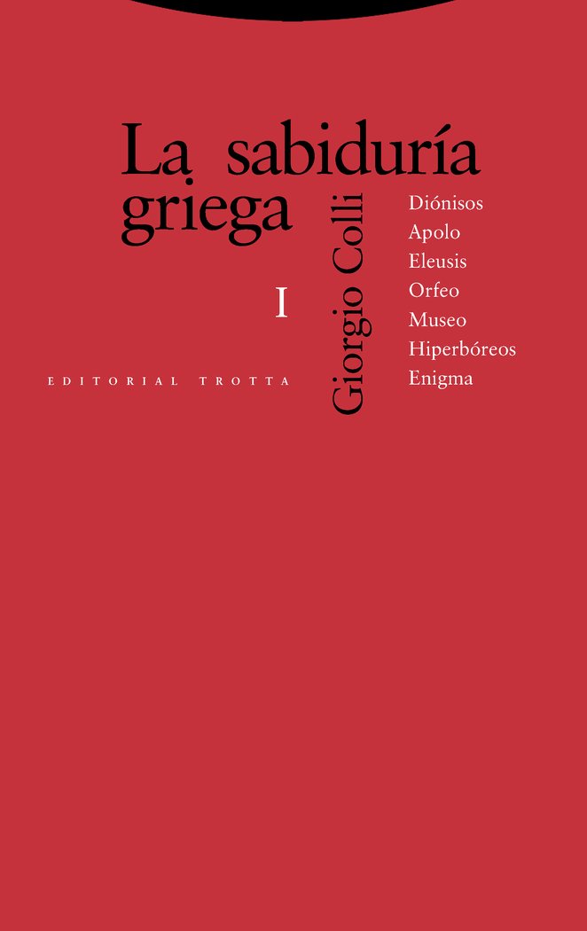 Sabiduria Griega i la 3ª-Colli Giorgio