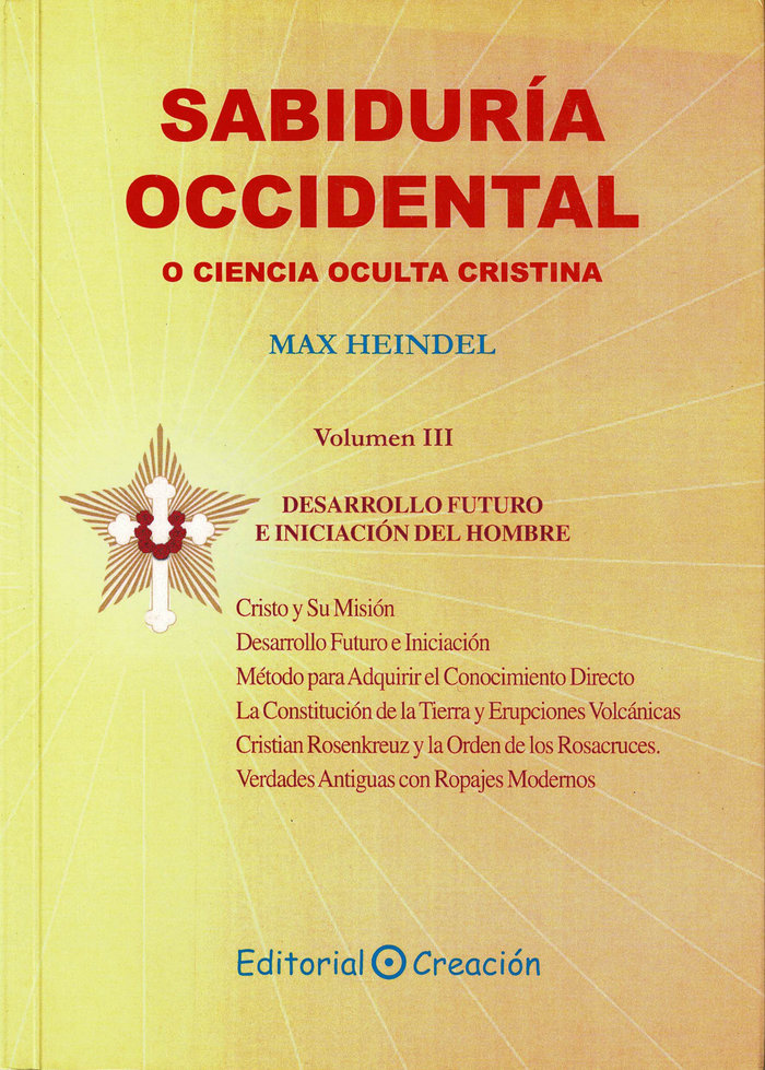 Sabiduria Occidental Volumen Iii-Heindel Max
