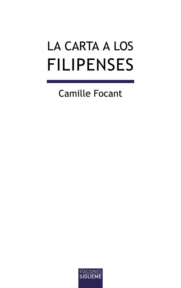 Carta a los Filipenses la-Camille Focant