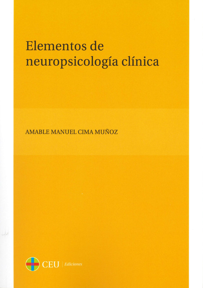 Elementos de Neuropsicologia Clinica-Cima Muñoz Amable Manuel