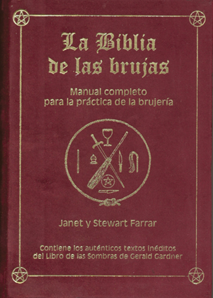 Biblia de las Brujas Obra Completa Terciopelo Rojo la-Farrar Janet & Stewart
