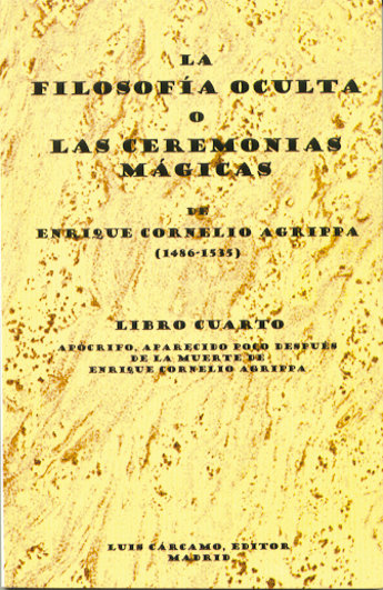 Filosofia Oculta o Ceremonias Magicas Iv-Agrippa E.c.