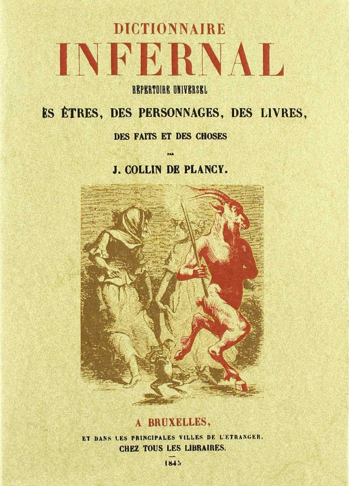 Dictionnaire Infernal-Collin de Plancy Jacques-albin-simon