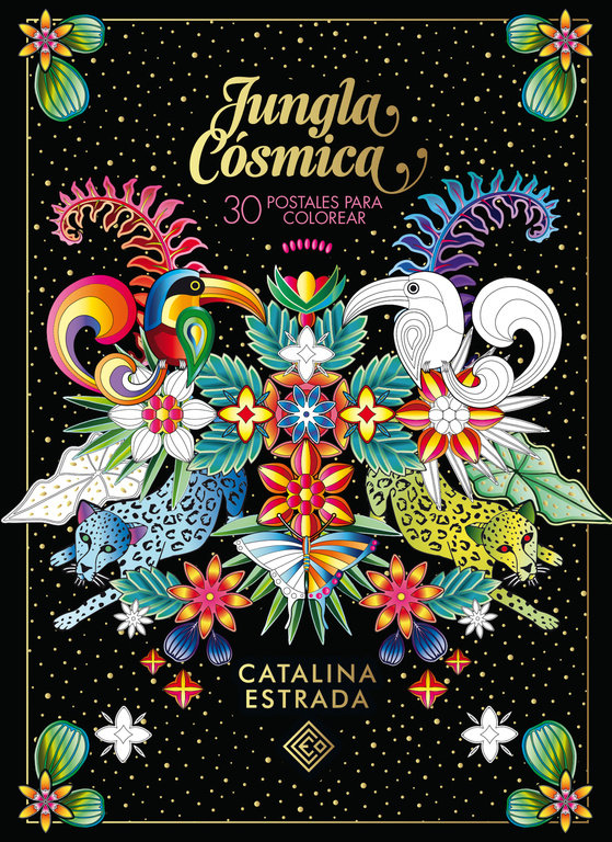 Jungla Cosmica 30 Postales para Colorear-Estrada Catalina