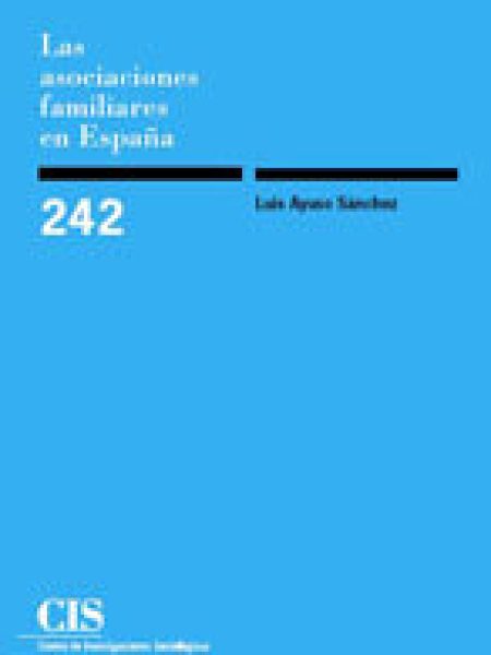 Cis 242 Asociaciones Familiares En España-Ayuso Sánchez Luis