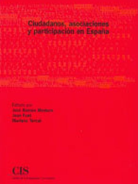 Ciudadanos Asociaciones y Participacion En España-Montero J.