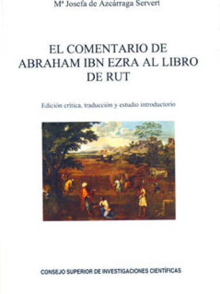 Comentario de Abraham Ibn Ezra Al Libro de Rut-Azcarraga Servert Mª Josefa