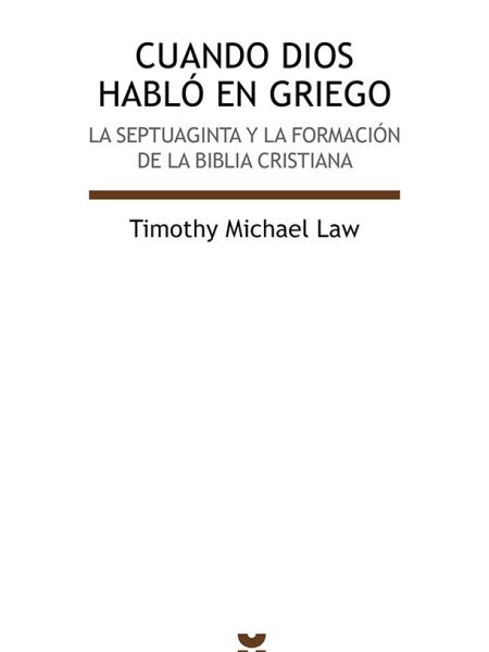 Cuando Dios Hablo En Griego-Michael Law Timothy