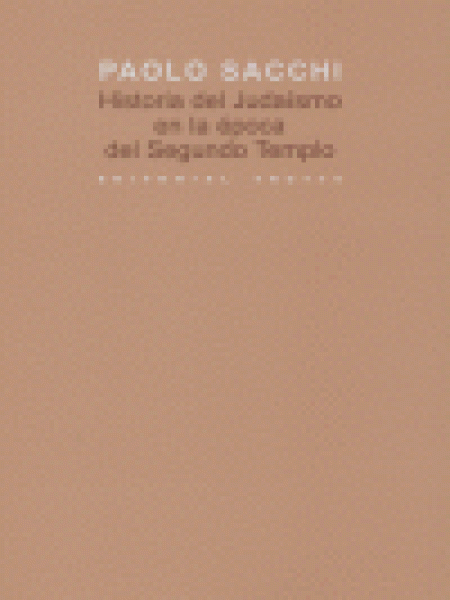 Ha.judaismo En la Epoca Segundo Templo-Sacchi Paolo