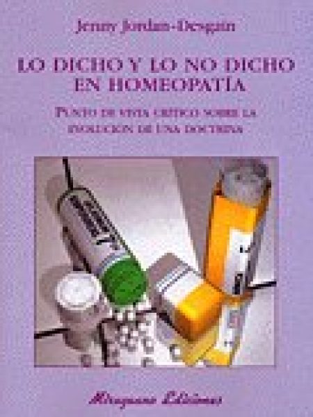 Lo Dicho Lo no Dicho Homeopatia-Jordan-desgain Jenny
