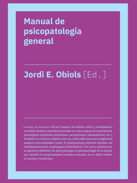 Manual de Psicopatologia General Ne-Obiols (ed.) Jordi