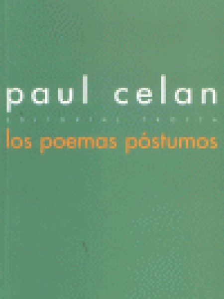 Poemas Postumos-Celan Paul