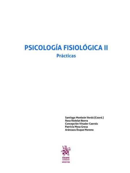 Psicologia Fisiologica Ii Practicas-Redolat Iborra Rosa