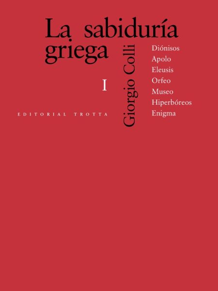 Sabiduria Griega i la 3ª-Colli Giorgio