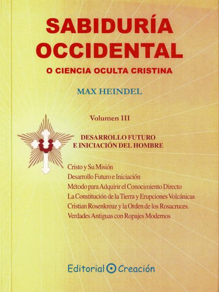 Sabiduria Occidental Volumen Iii-Heindel Max