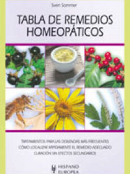 Tabla de Remedios Homeopaticos-Sommer Sven